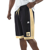 New Orleans Saints Starter Vintage Fan Favorite Shorts Black/Gold - NFL