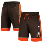 Cleveland Browns Starter Vintage Fan Favorite Shorts Brown/Orange - NFL