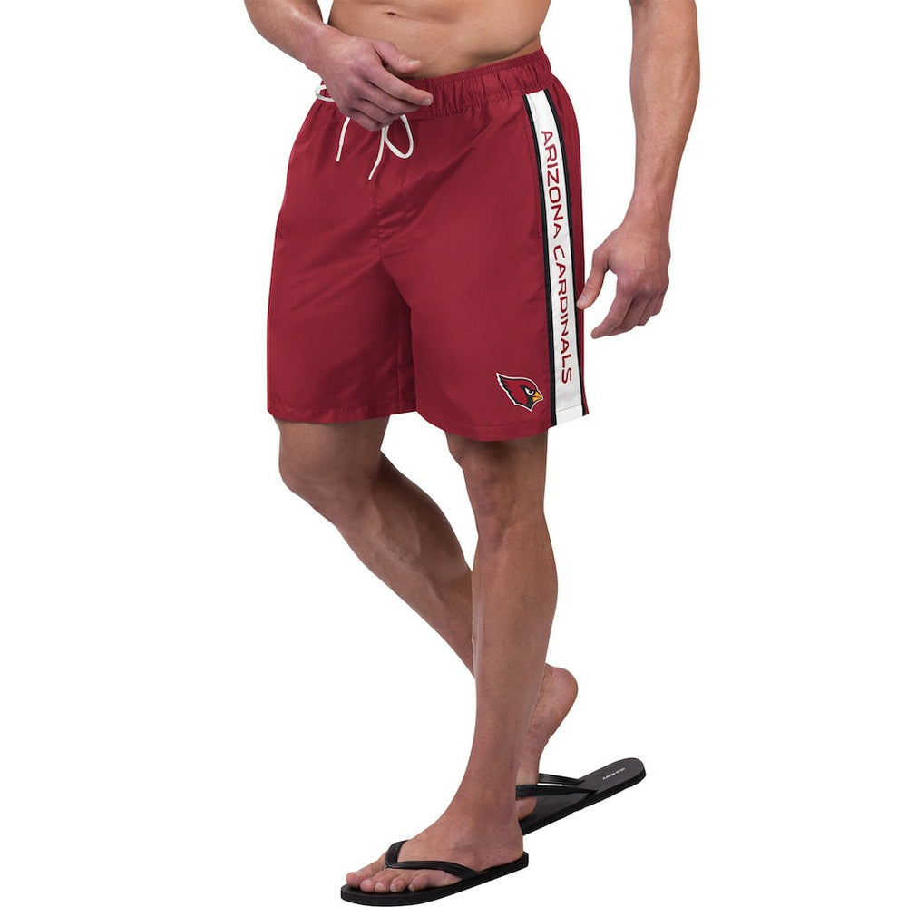 Arizona Cardinals G-III Sports by Carl Banks Streamline Volley Swim Shorts Cardinal - NFL