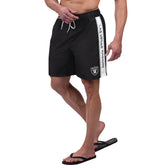 Las Vegas Raiders G-III Sports by Carl Banks Streamline Volley Swim Shorts Black - NFL
