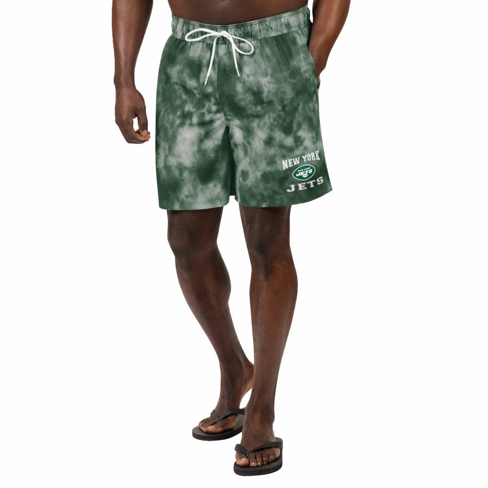 New York Jets G-III Sports by Carl Banks Change Up Volley Swim Trunks Green - NFL