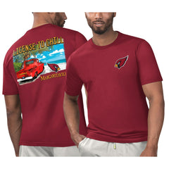 Arizona Cardinals Margaritaville Licensed to Chill T-Shirt Cardinal - NFL