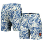 Chicago Bears Margaritaville Sandwashed Monstera Print Amphib Shorts Navy - NFL