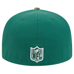New Era New York Jets Green Active Two-Tone Camo 59FIFTY Fitted Hat - NFL