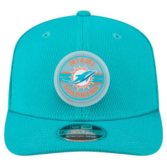 Miami Dolphins New Era Adventure Patched 9SEVENTY Stretch-Snap Adjustable Hat Aqua - NFL