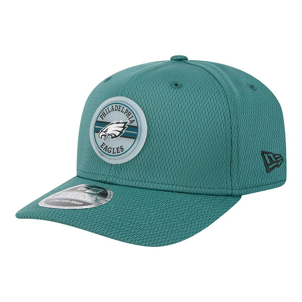 Philadelphia Eagles New Era Adventure Patched 9SEVENTY Stretch-Snap Adjustable Hat Midnight Green - NFL