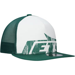 New Era New York Jets Distressed 9FIFTY A-Frame Snapback Hat White/Green - NFL