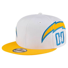 Los Angeles Chargers New Era Helmet 9FIFTY Snapback Hat White - NFL