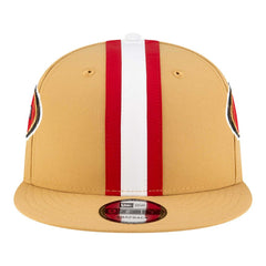 San Francisco 49ers New Era Helmet 9FIFTY Snapback Hat Gold - NFL