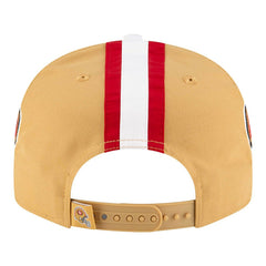 San Francisco 49ers New Era Helmet 9FIFTY Snapback Hat Gold - NFL