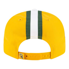 Green Bay Packers New Era Helmet 9FIFTY Snapback Hat Gold - NFL
