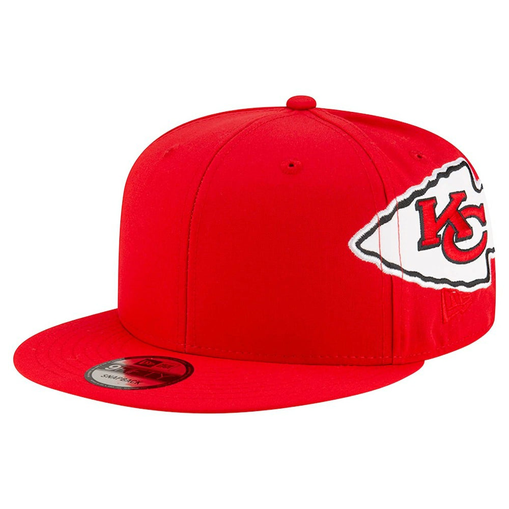 Kansas City Chiefs New Era Helmet 9FIFTY Snapback Hat Red - NFL