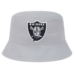 Las Vegas Raiders New Era Helmet Bucket Hat Gray - NFL