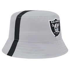 Las Vegas Raiders New Era Helmet Bucket Hat Gray - NFL