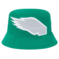 Philadelphia Eagles New Era Helmet Bucket Hat Kelly Green - NFL