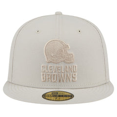 Cleveland Browns New Era Color Pack 59FIFTY Fitted Hat Stone - NFL