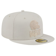 Cleveland Browns New Era Color Pack 59FIFTY Fitted Hat Stone - NFL