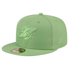 Miami Dolphins New Era Color Pack 59FIFTY Fitted Hat Green - NFL