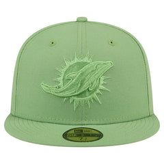 Miami Dolphins New Era Color Pack 59FIFTY Fitted Hat Green - NFL