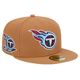 Tennessee Titans New Era Color Pack 59FIFTY Fitted Hat with Side Patch Tan - NFL