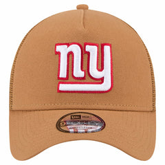 New York Giants New Era Color Pack A-Frame Trucker 9FORTY Adjustable Hat Brown - NFL