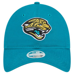 Jacksonville Jaguars New Era Women's Throwback Main Core Classic 2.0 9TWENTY Adjustable Hat Teal - NFL