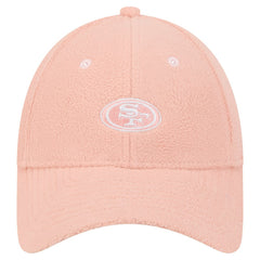 San Francisco 49ers New Era Women's Cozy Sherpa 9FORTY Adjustable Hat Light Pink - NFL