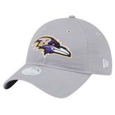 Baltimore Ravens New Era Women's Main 9TWENTY Adjustable Hat Gray - NFL