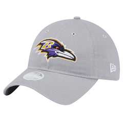 Baltimore Ravens New Era Women's Main 9TWENTY Adjustable Hat Gray - NFL