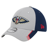 New Era - New Orleans Pelicans Active Trim 39THIRTY Flex Hat - Gray/Navy