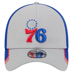 New Era - Philadelphia 76ers Active Trim 39THIRTY Flex Hat - Gray/Royal