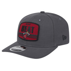 New Era - Miami Heat Team Elevated Patch 9SEVENTY Adjustable Hat - Graphite