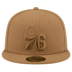 New Era - Philadelphia 76ers 59FIFTY Fitted Hat - Tan