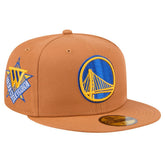 New Era - Golden State Warriors Color Pack 59FIFTY Fitted Hat - Tan