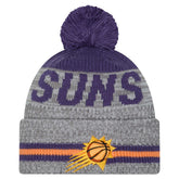 New Era - Phoenix Suns Sport Night Runner Cuffed Knit Hat with Pom - Gray