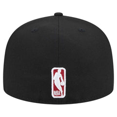 New Era - Miami Heat Sport Night Script Sided 59FIFTY Fitted Hat - Black