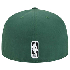 New Era - Milwaukee Bucks Sport Night Script Sided 59FIFTY Fitted Hat - Hunter Green