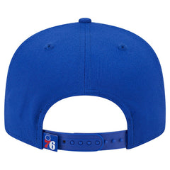 New Era - Philadelphia 76ers Sport Night Team Shadow 9FIFTY Snapback Hat - Royal