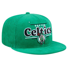 New Era - Boston Celtics Throwback Display Corduroy 9FIFTY Snapback Hat - Kelly Green
