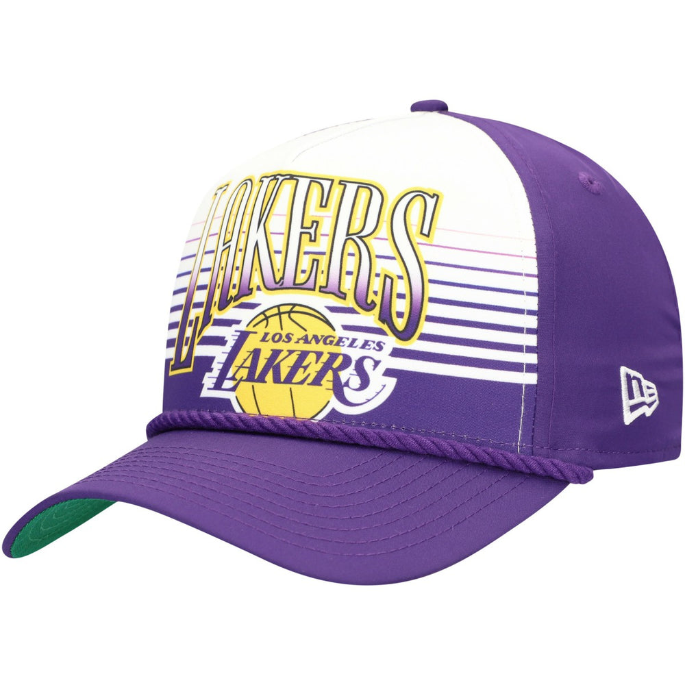 New Era - Los Angeles Lakers Purple Throwback Gradient A-Frame 9FORTY Adjustable Hat