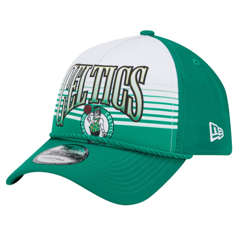 New Era - Boston Celtics Kelly Green Throwback Gradient A-Frame 9FORTY Adjustable Hat