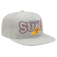 New Era - Phoenix Suns Throwback Corduroy Golfer Snapback Hat - Gray