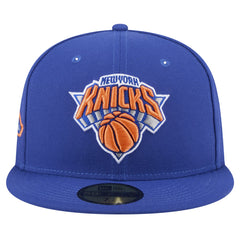 New Era - New York Knicks Throwback Pennant 59FIFTY Fitted Hat - Blue