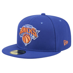 New Era - New York Knicks Throwback Pennant 59FIFTY Fitted Hat - Blue