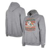 Miami Dolphins New Era Retro Pullover Hoodie Heather Gray - NFL