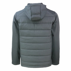 Green Bay Packers Cutter & Buck Evoke PrimaLoft Hybrid Eco Softshell Recycled Full-Zip Hooded Jacket Gray - NFL