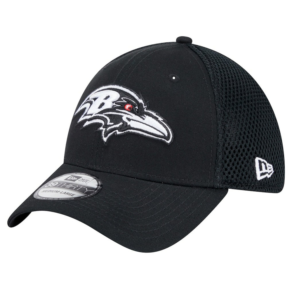 New Era Baltimore Ravens Black Main Neo 39THIRTY Flex Hat - NFL