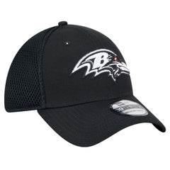 New Era Baltimore Ravens Black Main Neo 39THIRTY Flex Hat - NFL