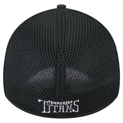 New Era Tennessee Titans Black Main Neo 39THIRTY Flex Hat - NFL