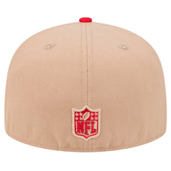 San Francisco 49ers New Era Logo Main 59FIFTY Fitted Hat Tan - NFL